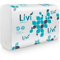 Livi Multifold Paper Towels, White, 10 PK SOL50861